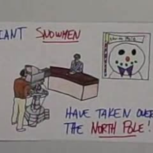 Snowmen Take Over the North Pole