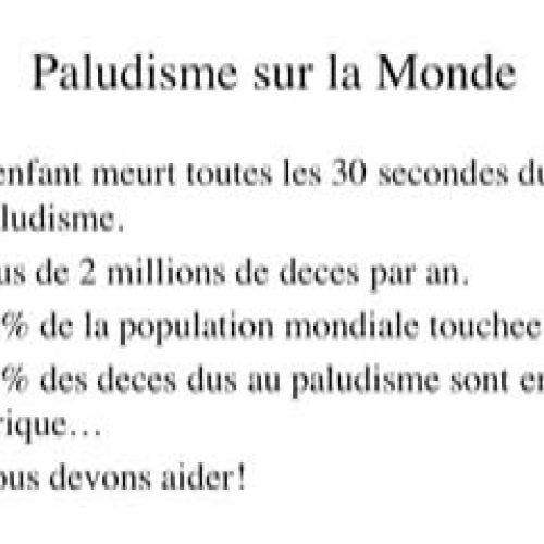 Le Paludisme