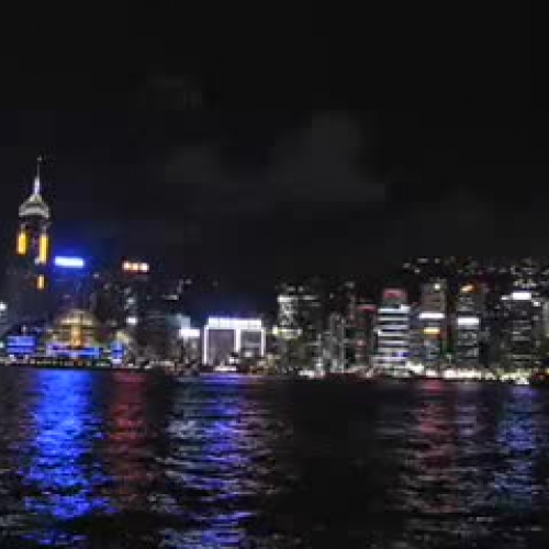 Hong Kong Island at Night 