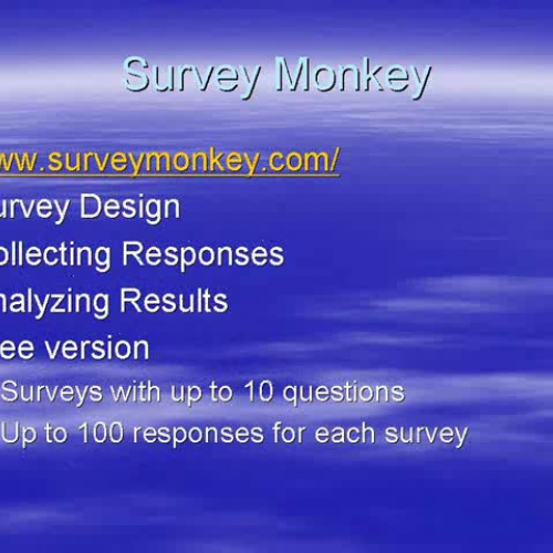 survey monkey how-to
