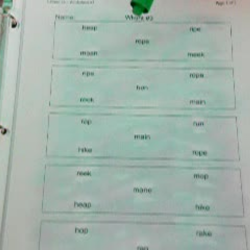 My Breakfast Reading Program: Vowels #4