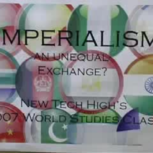 Imperialism researched at New Tech HS