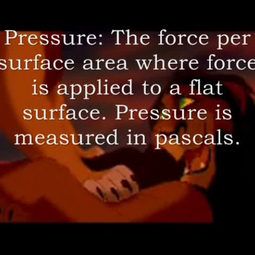 Pressure, Friction, and Air resistance