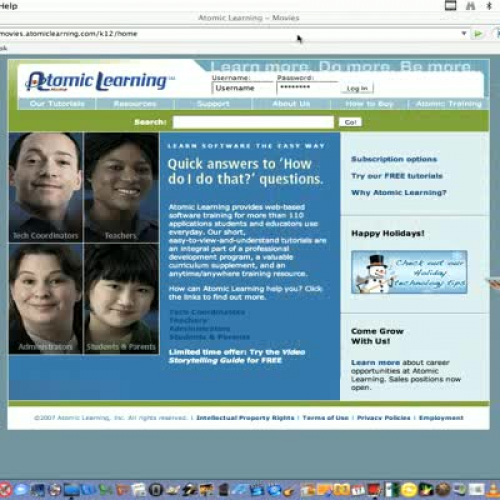 Using Atomic Learning