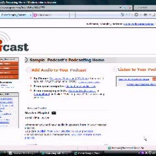 Publishing a Podcast