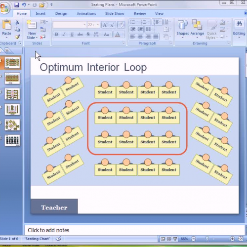 How to Modify PowerPont Seating Plan
