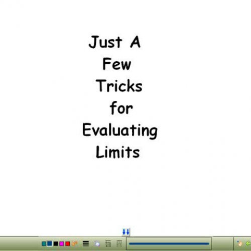 Tricks for Finding Limits