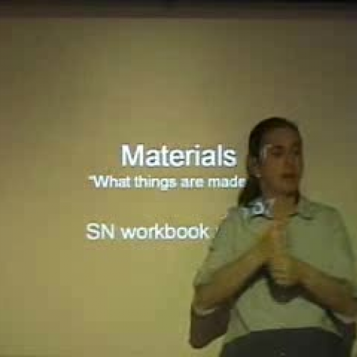 Materials Vocabulary