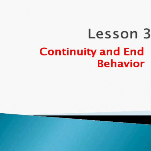 Continuity and End Behavior Part 2