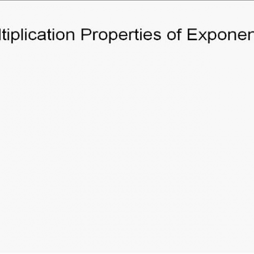 A18.0 Exponent  properties