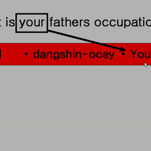 3 Lesson Korean Language