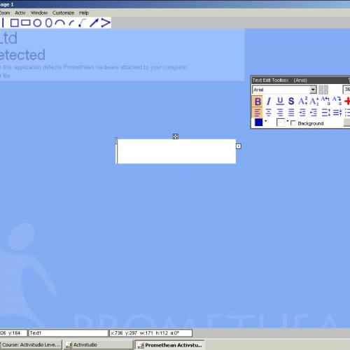 ActivStudio: Adding a Text Box