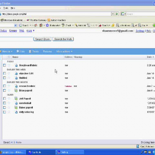 Google Docs and Spreadsheets, Part 2