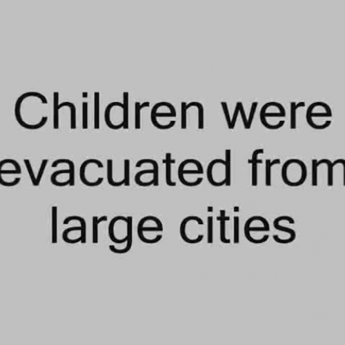 Child Evacuees WW2