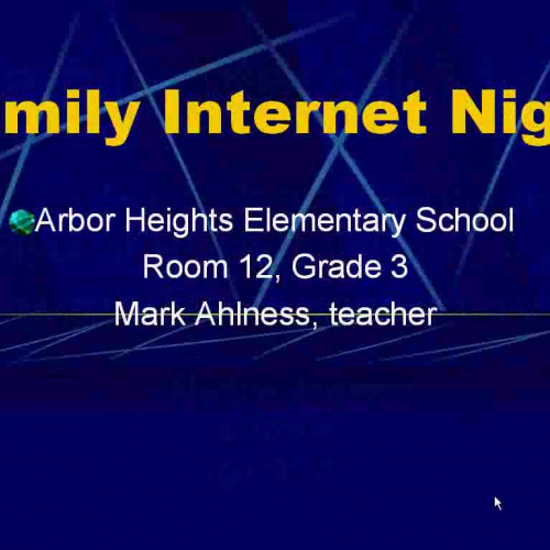 Family Internet Night