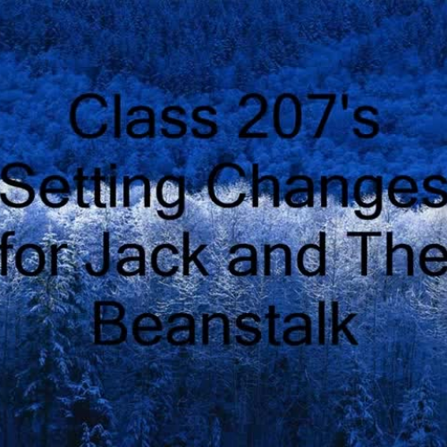 Jack and The Beanstalk Setting Changes 207