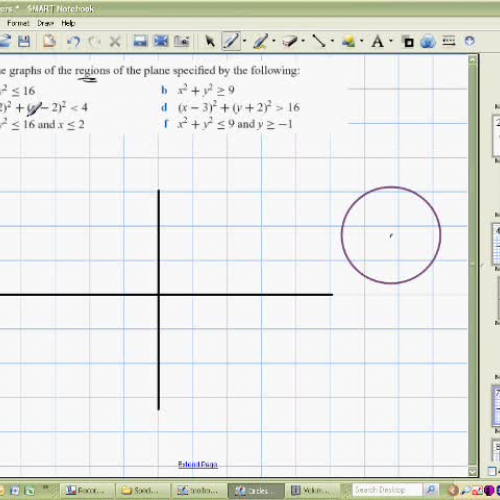 Circles- Equations and Graphs Part 3