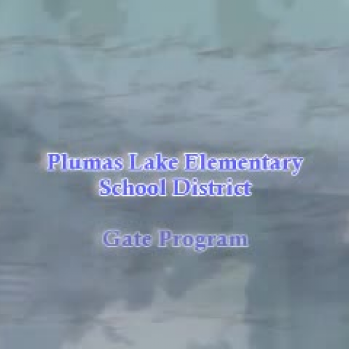 Plumas Lake Elementary School District GATE P