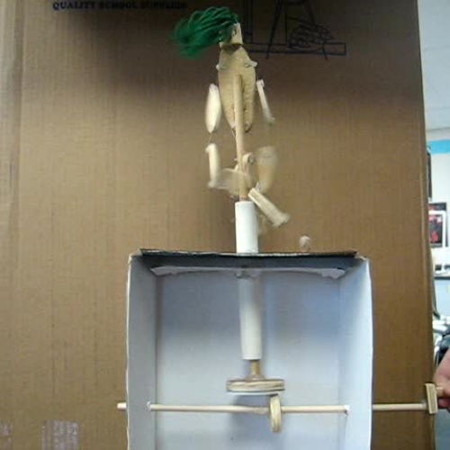 Green Haired Freak 3D Automata Project