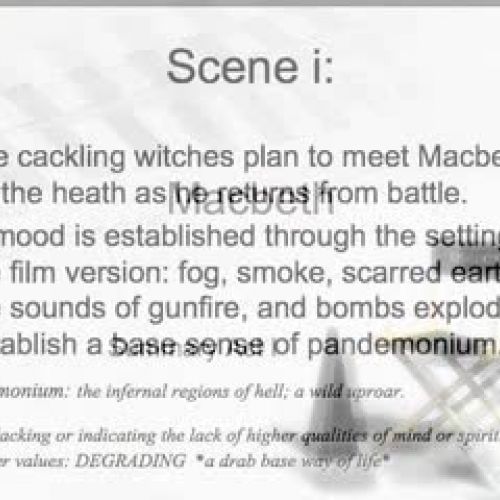 Macbeth Summary Act I