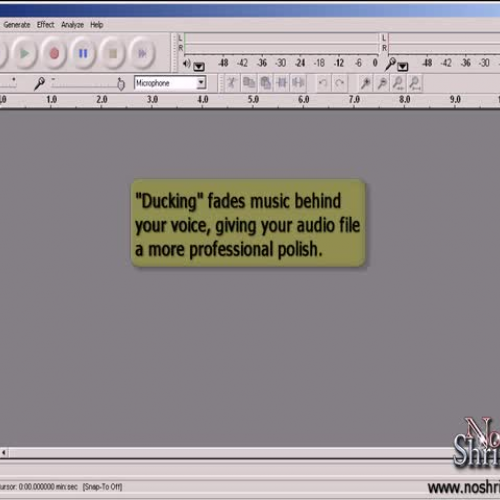 Podcasting Howto Using Audacity to duck music