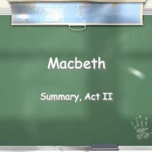 Macbeth Summary Act II