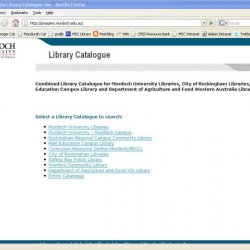 Finding Resources at Peel Education Campus