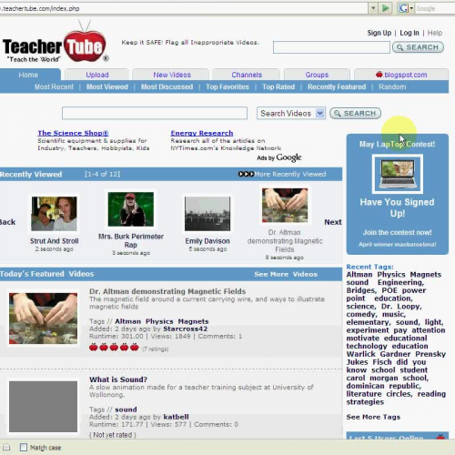 TeacherTube Advertising - HOME PAGE 120x600 b