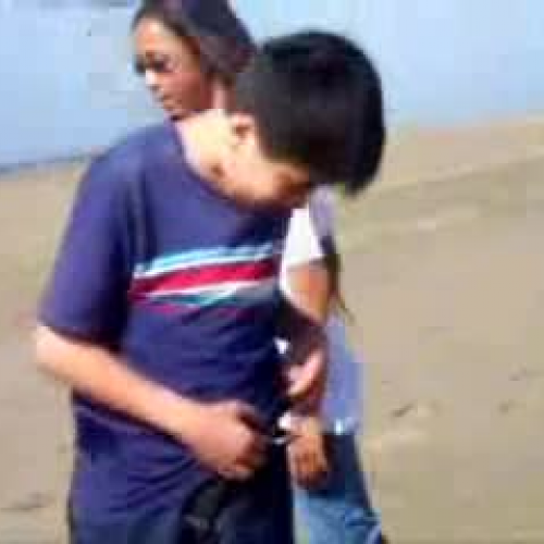 PE-Pedometers at the beach!