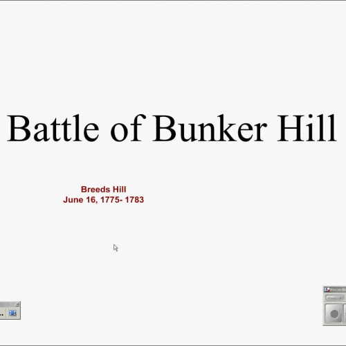 American Revolution - Battle of Bunker Hill