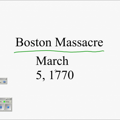 American Revolution - Boston Massacre