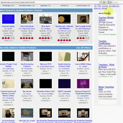 TeacherTube Advertising Team - CHANNELDET PAG