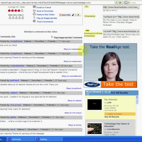 TeacherTube Advertising Team - VIEWVIDEO PAGE