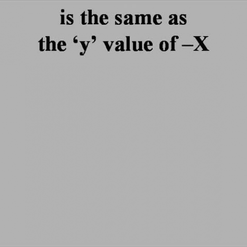 1d. Intro to Calculus - Even Functions