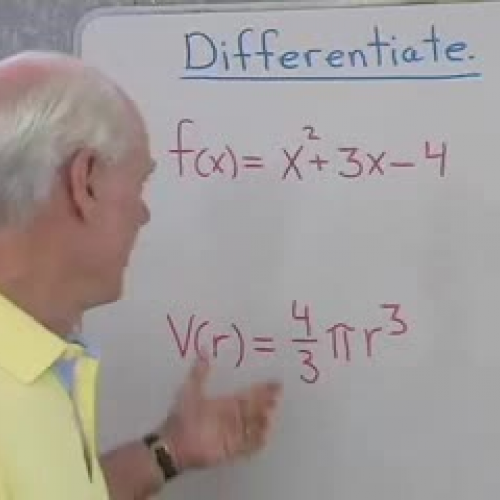 Calculus Derivatives 1