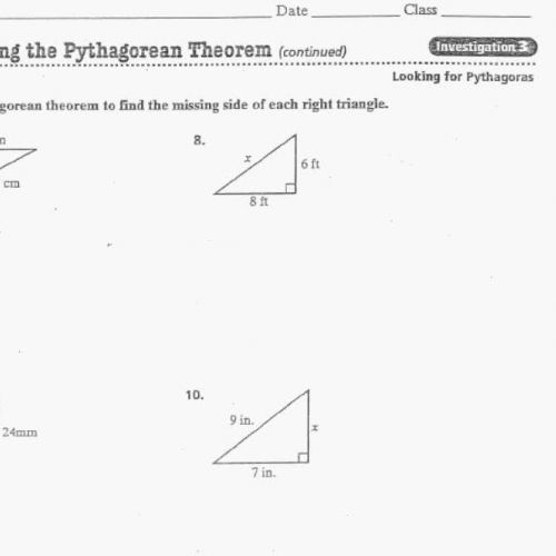 Pythagorean Theorem