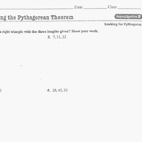 Pythagorean Theorem notes 2