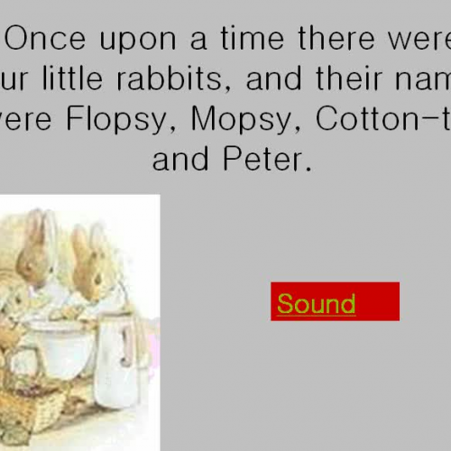 1a Peter Rabbit by 2 Korean readers