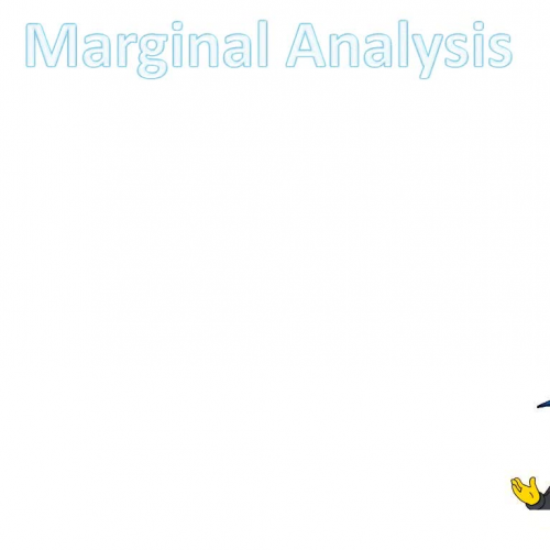 Marginal Analysis Introduction