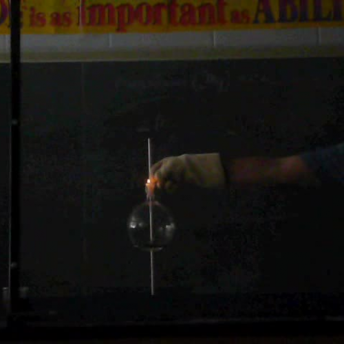 Chem Lab Video - Green Flame