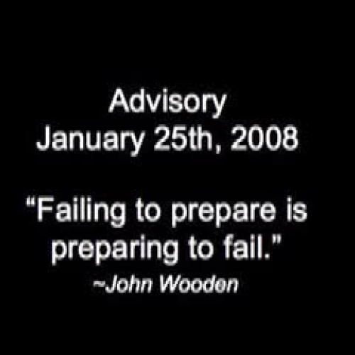 The Importance of Planning