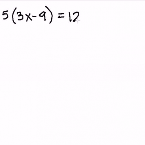 Solving Equations with Distributing