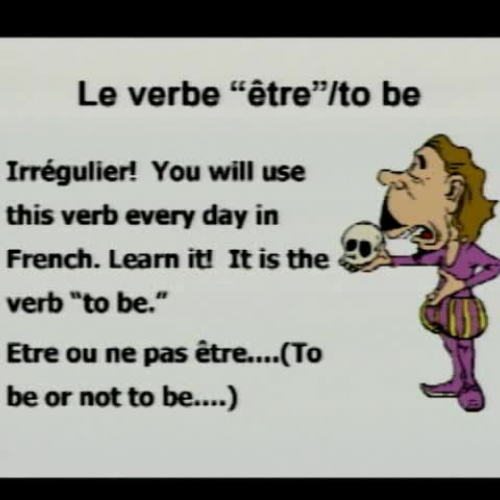 To be Verb etre