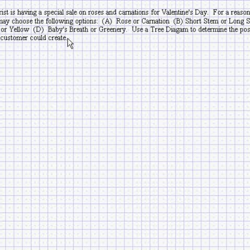 Tree Diagram Exercise 1 Answer
