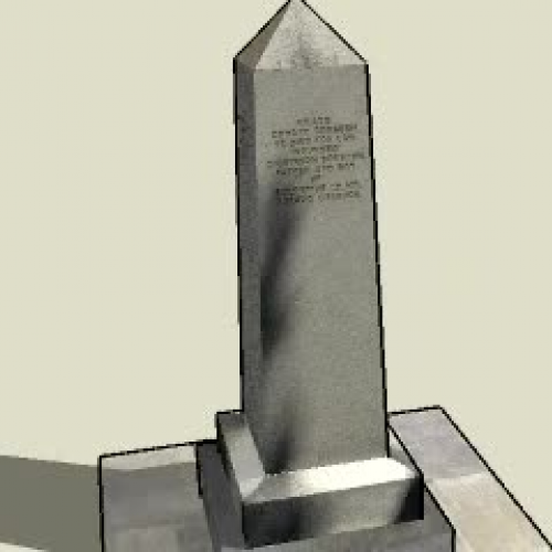 Christiana Monument Google SketchUp Model
