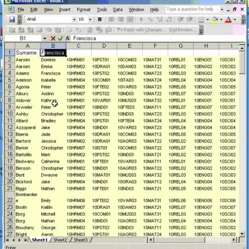 Excel for Administration 2
