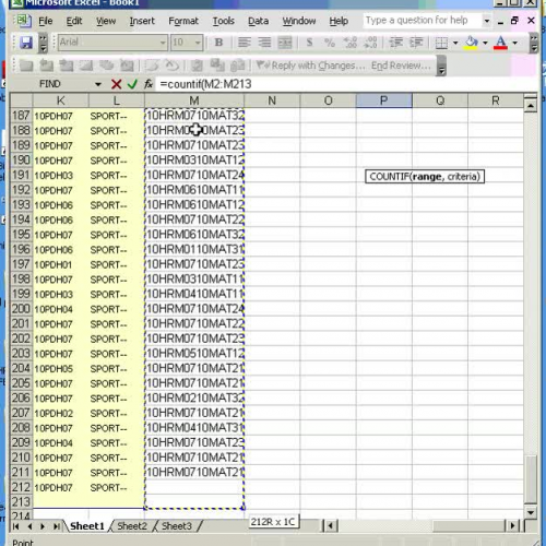 Excel for Administration