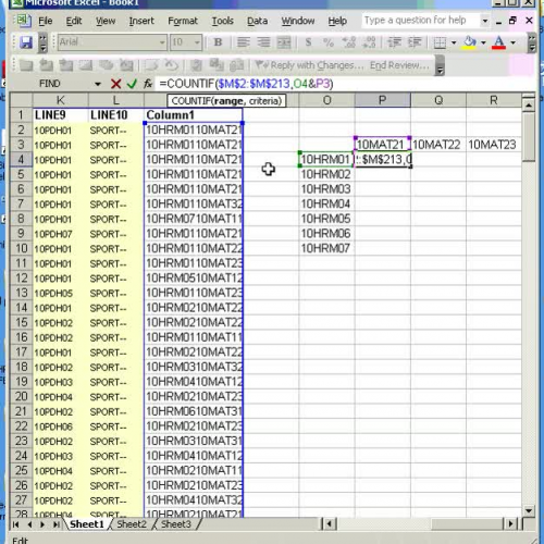 Excel for Administration 10