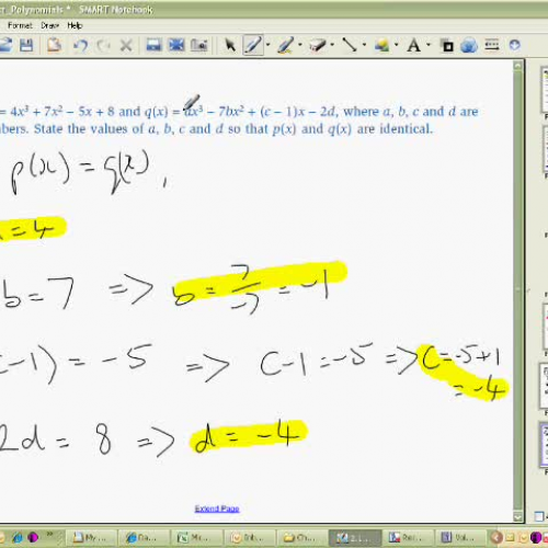 2.1 Defining Polynomials Part B