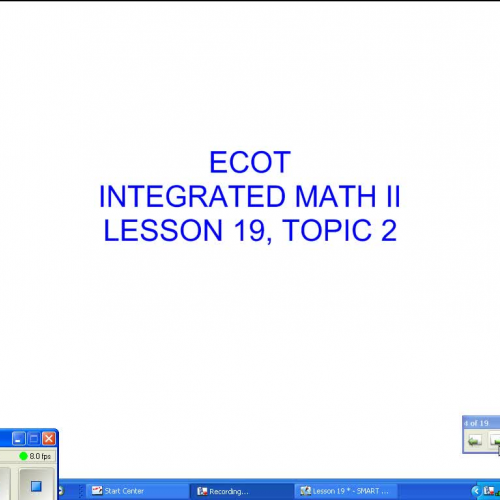 Lesson 19 Topic 2